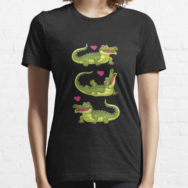 Crocodile Tshirt Design Love Crocodile T Shirt 