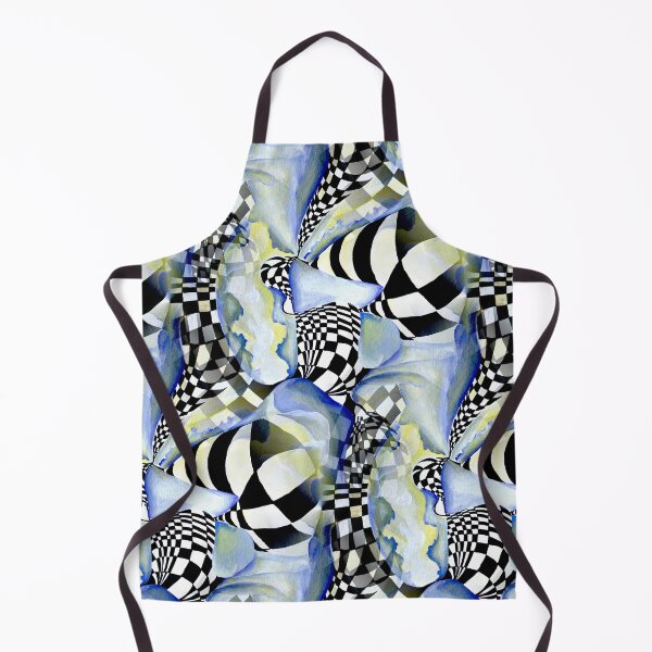 Item preview, Embellished Metaphisical Geometric Chessboard Watercolor Abstract designed and sold by Nisuris.