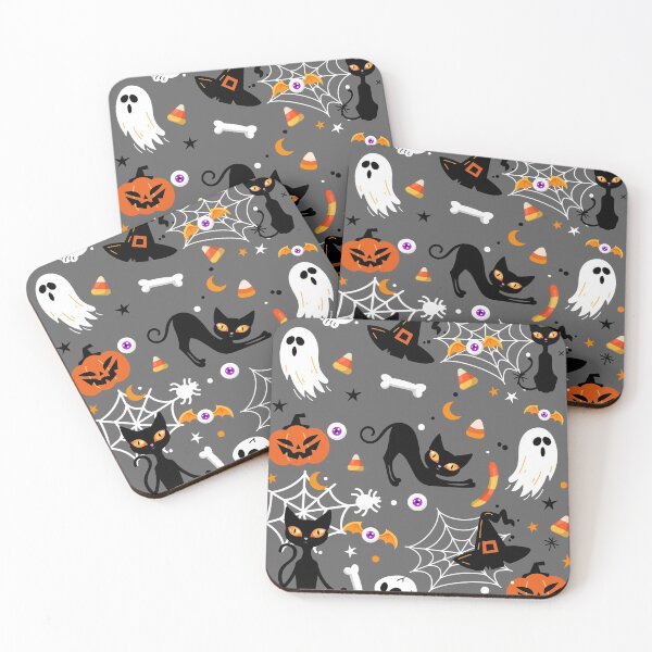 Item preview, Halloween Cats Pattern designed and sold by MaiZephyr.