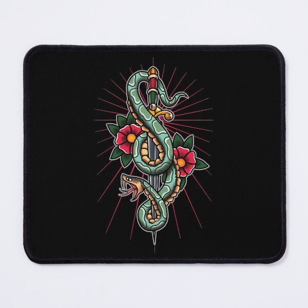 Item preview, Beautiful Model Traditional Snake Tattoo Classic Fans designed and sold by Irwinbradtke.