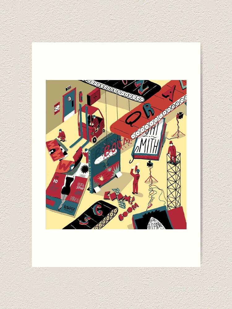 Alternate view of Building a Book Art Print