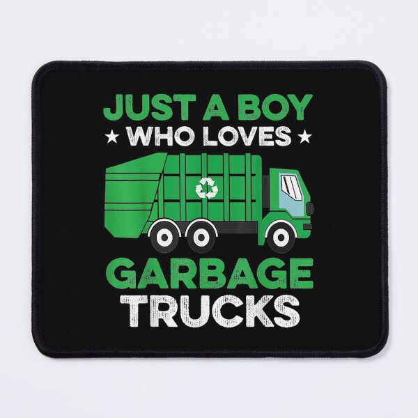 Item preview, Garbage Truck Just Boy Who Loves Trucks designed and sold by olivee79.