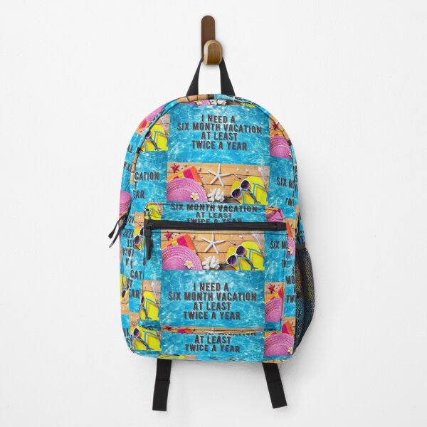 Item preview, I need a six month vacation twice a year, funny vacation mode saying designed and sold by Auntieck.