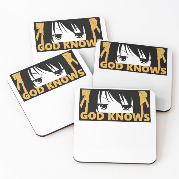 Item preview, Astute Koizumi Yuki Anime Haruhi Suzumilla - God Knows Black Background Gift For designed and sold by BeachBestAmanda.