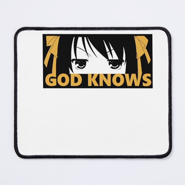 Item preview, Astute Koizumi Yuki Anime Haruhi Suzumilla - God Knows Black Background Gift For designed and sold by BeachBestAmanda.