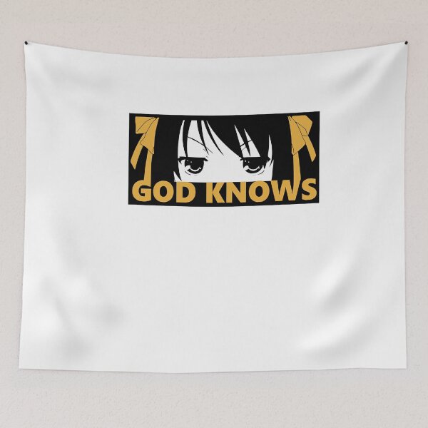 Item preview, Astute Koizumi Yuki Anime Haruhi Suzumilla - God Knows Black Background Gift For designed and sold by BeachBestAmanda.