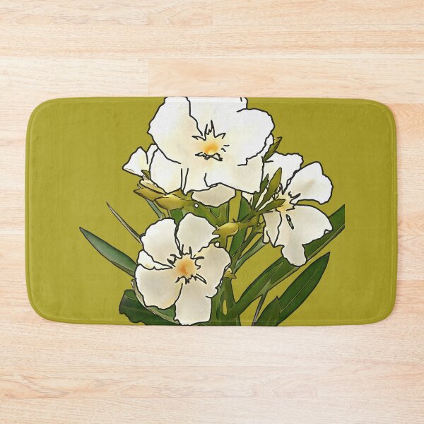 Item preview, White Oleander Black Outline Art designed and sold by taiche.