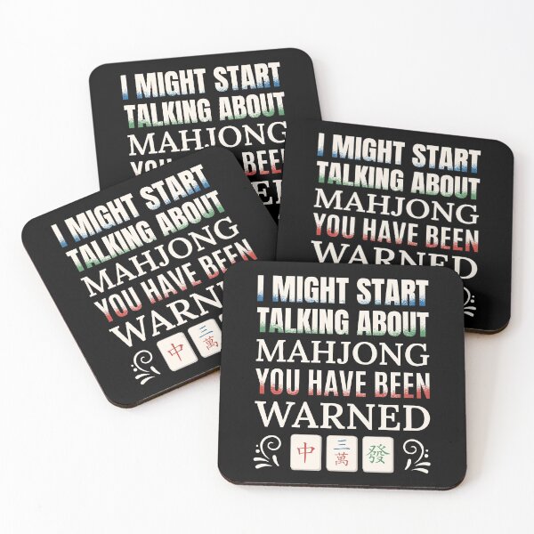 Item preview, I Might Start Talking About Mahjong You Have Been Warned designed and sold by Mc-R.