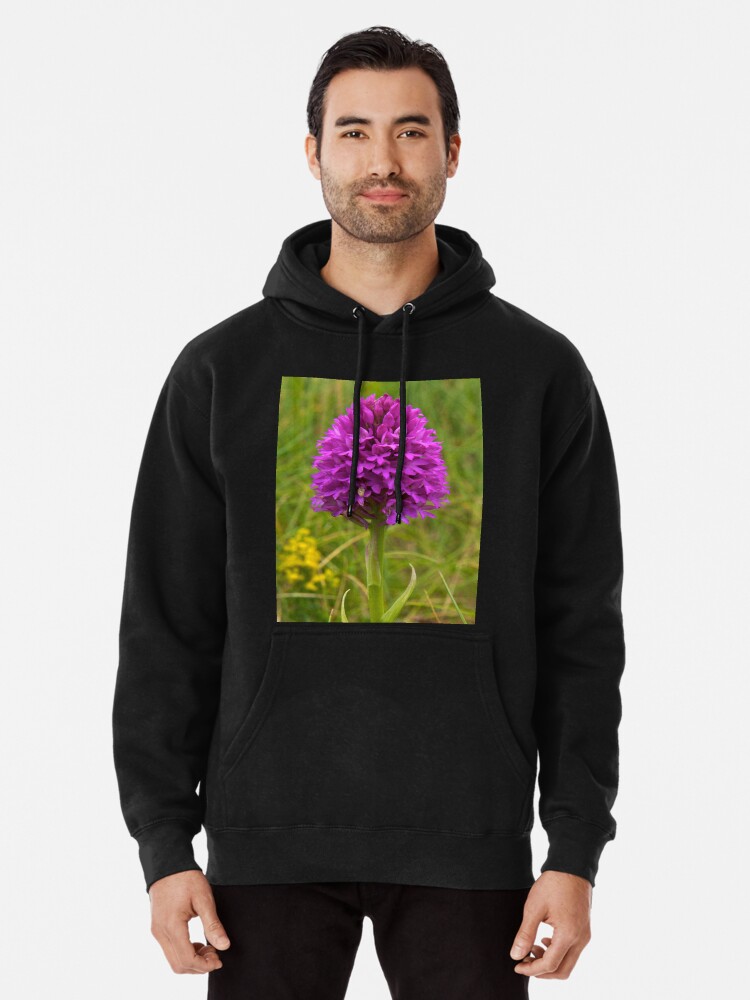 Alternate view of Pyramidal Orchid, Inishmore, Aran Islands Pullover Hoodie