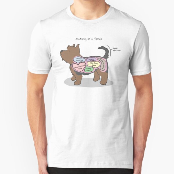 Anatomy of a Yorkie Slim Fit T-Shirt