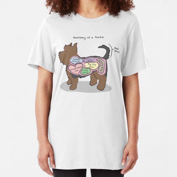 Anatomy of a Yorkie Slim Fit T-Shirt