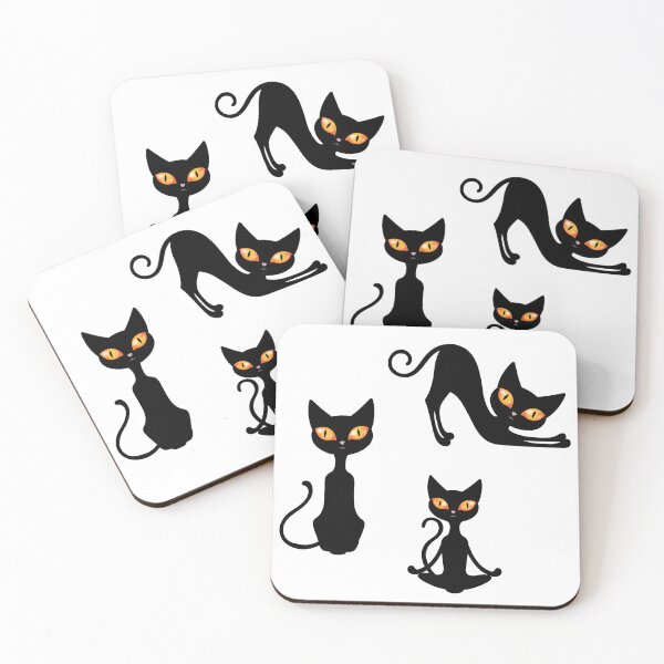 Item preview, Funny Black Cats designed and sold by MaiZephyr.