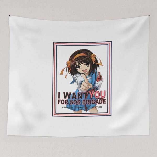 Item preview, Astute Koizumi Yuki Anime Haruhi Suzumiya I Want You For Sos Brigade Gifts For designed and sold by BeachBestAmanda.