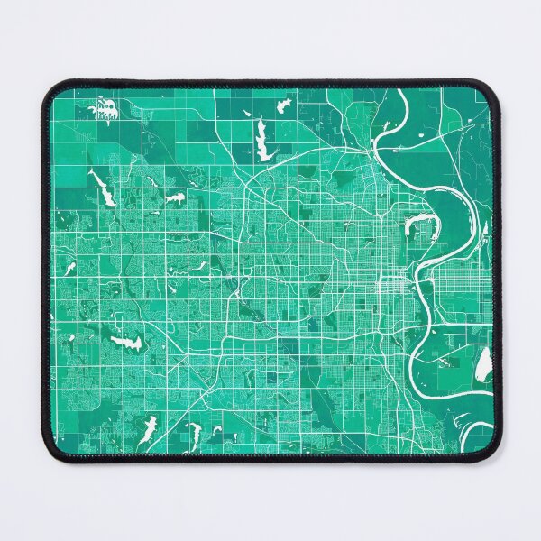 Item preview, Omaha City Map of Nebraska, USA - Watercolor designed and sold by deMAP.