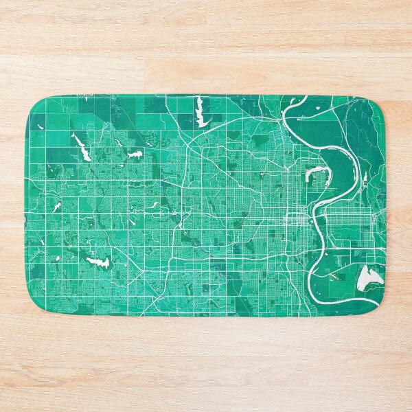 Item preview, Omaha City Map of Nebraska, USA - Watercolor designed and sold by deMAP.