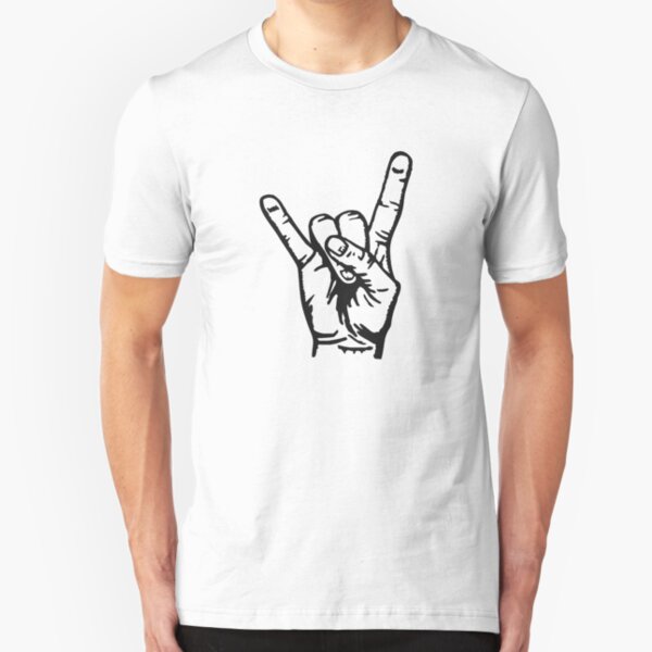 Devilhand - Pommesgabel Slim Fit T-Shirt