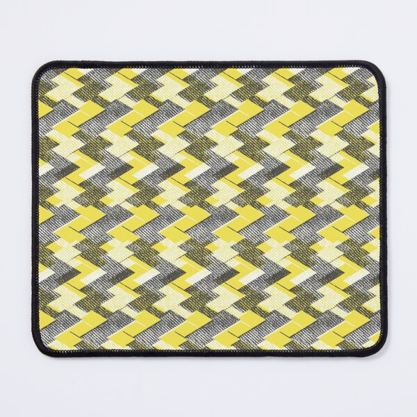 Item preview, Geometric yellow, gray pattern. designed and sold by marinaklykva.