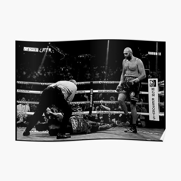 Print Tyson Fury Poster Gypsy King motivational boxing #7 Poster Wall Art