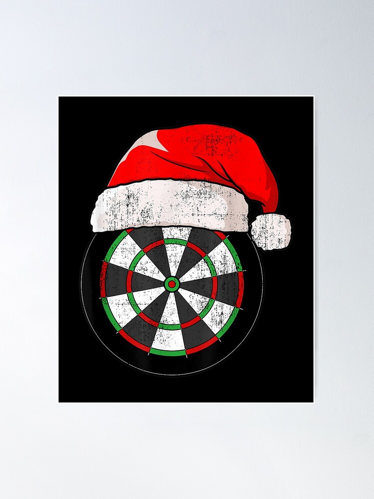 Syhood Christmas Santa Claus Snowman Dart Board Dartboards with 6