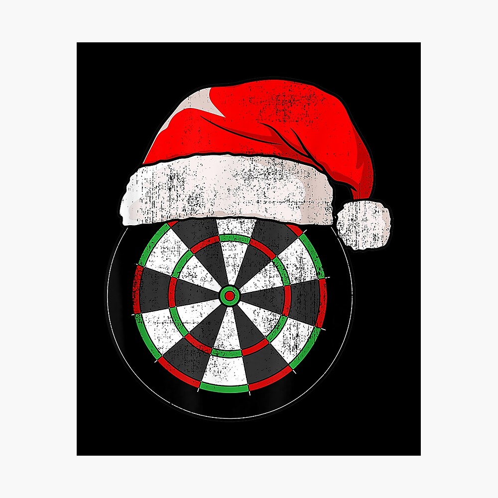 Ordinere fjols Støvet Darts Santa Hat Christmas Dart Throwing Dartboard Target" Poster for Sale  by irmansw | Redbubble
