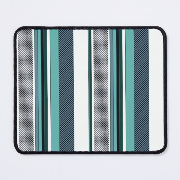 Item preview, White and turquoise, striped, textured. designed and sold by marinaklykva.