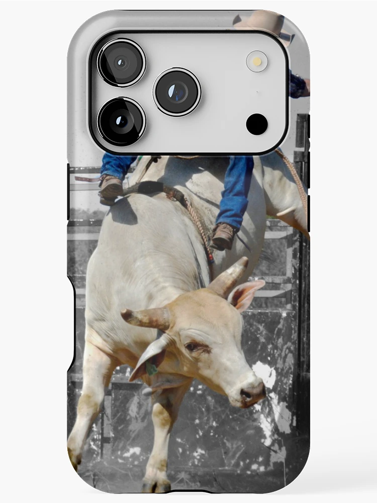 Thumbnail 1 of 4, iPhone Case, BULL RIDER, RODEO ART designed and sold by Barbara Jean Photo Art And Design.