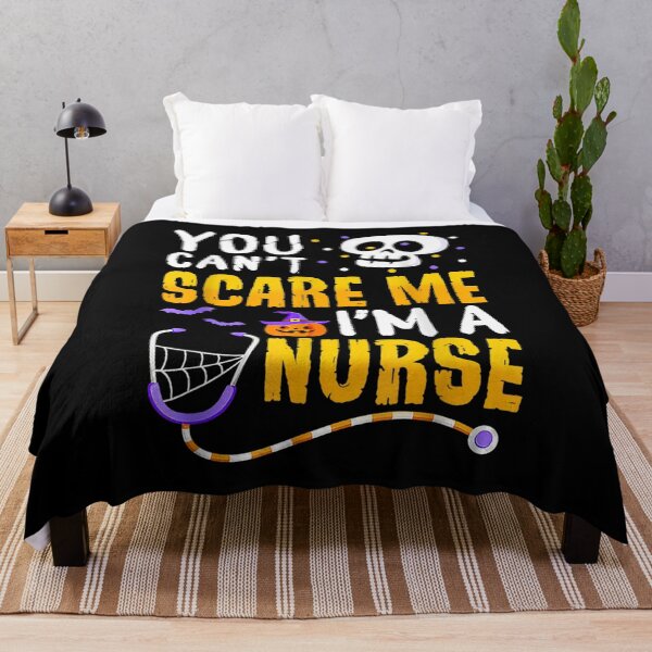 Item preview, Halloween Skull Head You Cant Scare Me Im Nurse Gifts designed and sold by irmansw.