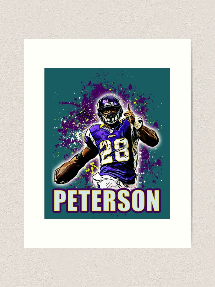 Adrian Peterson 3, Minnesota Vikings Throwback – Play Action Customs