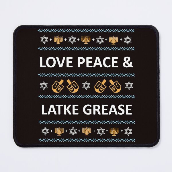Item preview, Love Peace & Latke Grease designed and sold by Gifty Rifty.