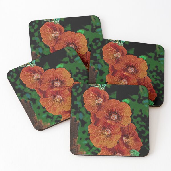 Item preview, Orange Hollyhocks in Old Mesilla, New Mexico designed and sold by William E Lopez.