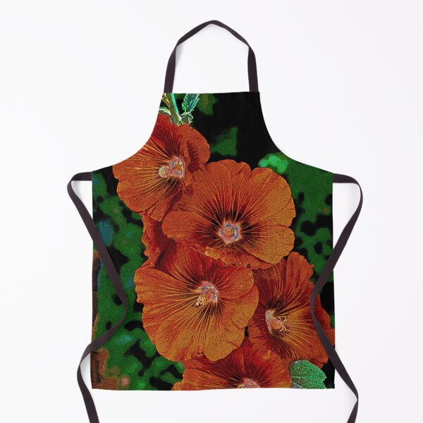 Item preview, Orange Hollyhocks in Old Mesilla, New Mexico designed and sold by William E Lopez.