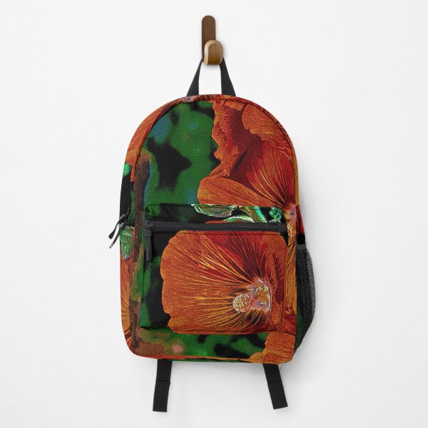 Item preview, Orange Hollyhocks in Old Mesilla, New Mexico designed and sold by William E Lopez.