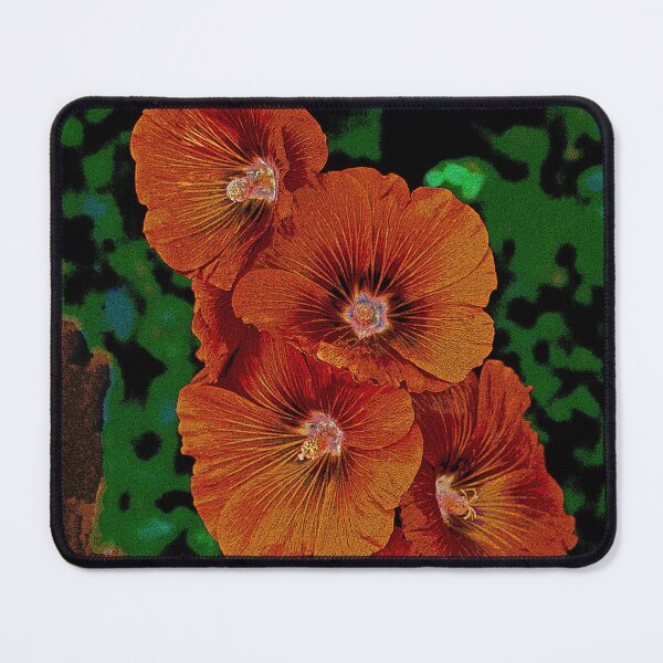 Item preview, Orange Hollyhocks in Old Mesilla, New Mexico designed and sold by William E Lopez.