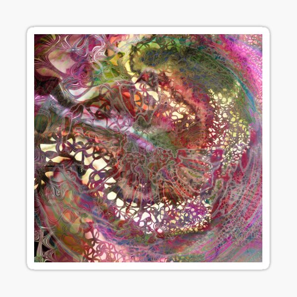 Alien Squiggles 4 Sticker