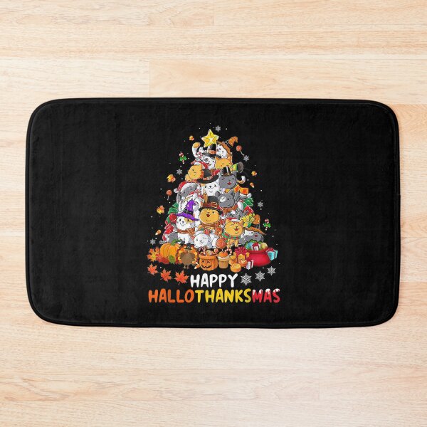 Item preview,  Happy Hallowthanksmas Ca Funny Kitten Pumpkin Turkey designed and sold by irmansw.