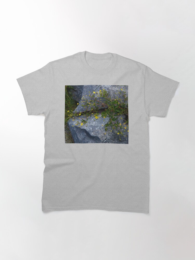 Alternate view of Tormentil, Dun Aengus, Inishmore, Aran Islands Classic T-Shirt