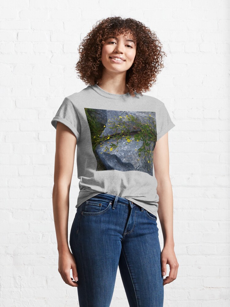 Alternate view of Tormentil, Dun Aengus, Inishmore, Aran Islands Classic T-Shirt