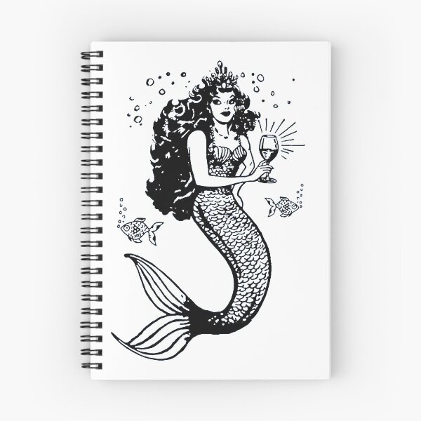 Item preview, Mermaid Drinking Wine designed and sold by domdesigns468.