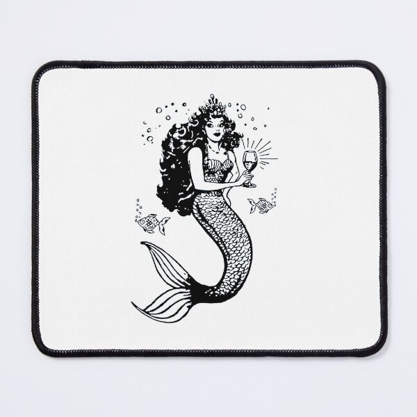 Item preview, Mermaid Drinking Wine designed and sold by domdesigns468.