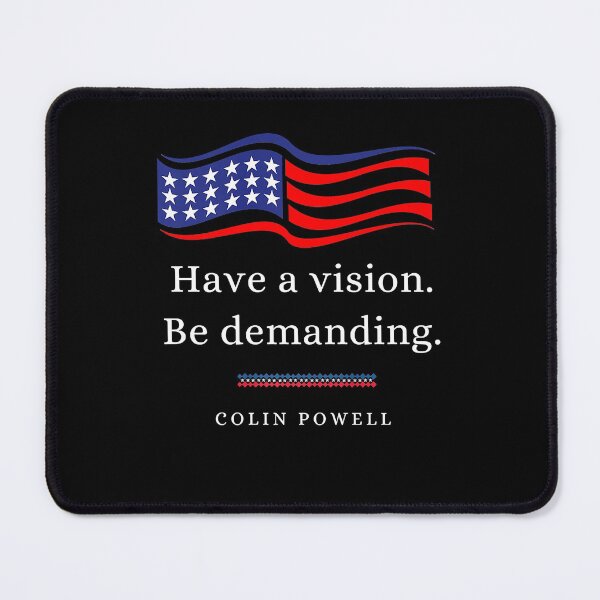 Item preview, Colin Powell Leadership Quote Have A Vision Patriot  designed and sold by WoolRudransh.