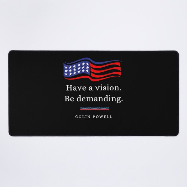 Item preview, Colin Powell Leadership Quote Have A Vision Patriot  designed and sold by WoolRudransh.