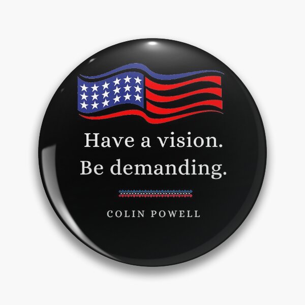 Item preview, Colin Powell Leadership Quote Have A Vision Patriot  designed and sold by WoolRudransh.