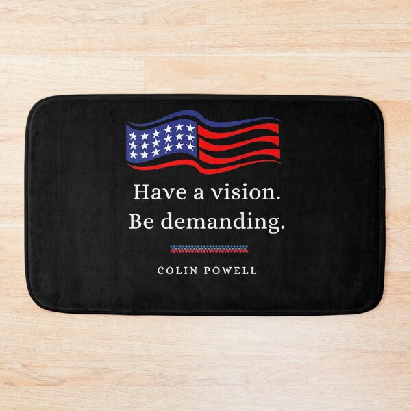 Item preview, Colin Powell Leadership Quote Have A Vision Patriot  designed and sold by WoolRudransh.