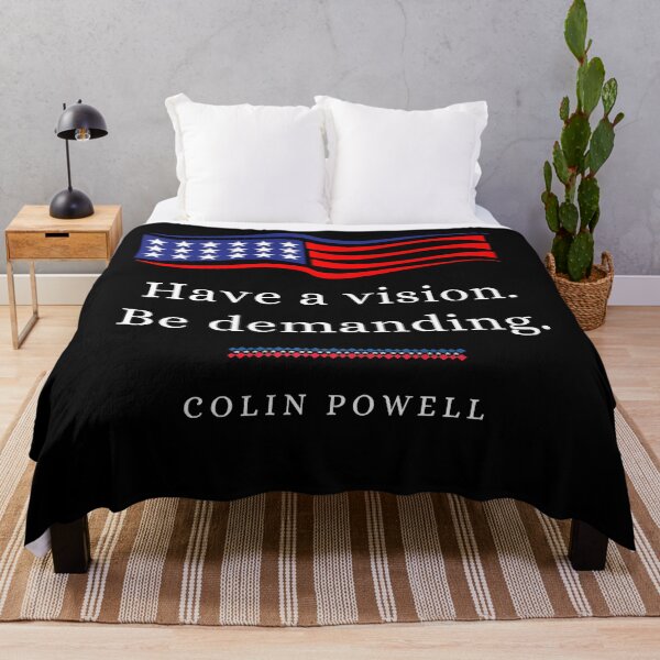 Item preview, Colin Powell Leadership Quote Have A Vision Patriot designed and sold by WoolRudransh.