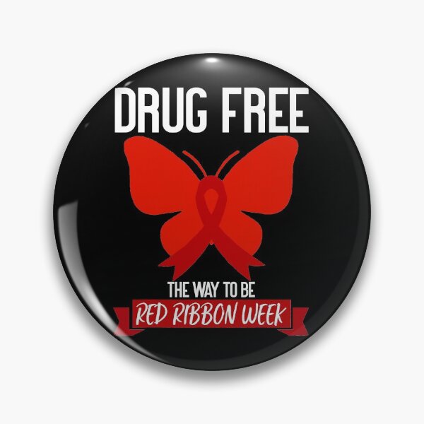Artikelvorschau, Drogenfrei Der Weg zum Red Ribbon Awareness Week-Schmetterling entworfen und verkauft von WoolRudransh.