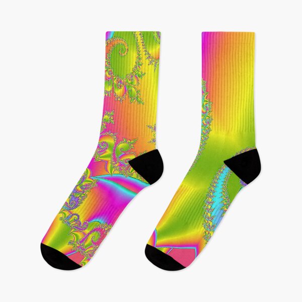 Item preview, Happy Fractal | Vibrant Coral and Citrus Pattern | High Vibrational designed and sold by JillyJ05.