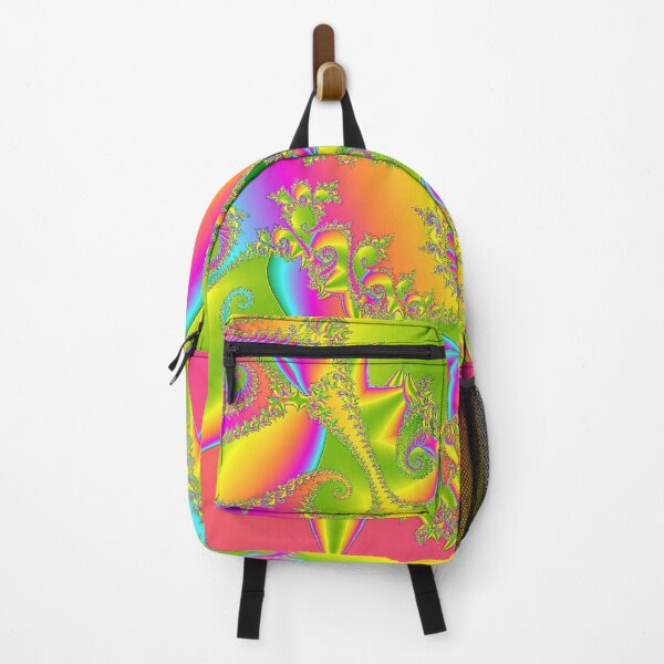 Item preview, Happy Fractal | Vibrant Coral and Citrus Pattern | High Vibrational designed and sold by JillyJ05.