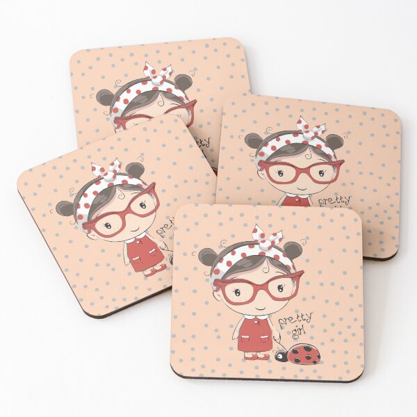 Item preview, Pretty Girl with Lady Bug designed and sold by Pinkaudi.