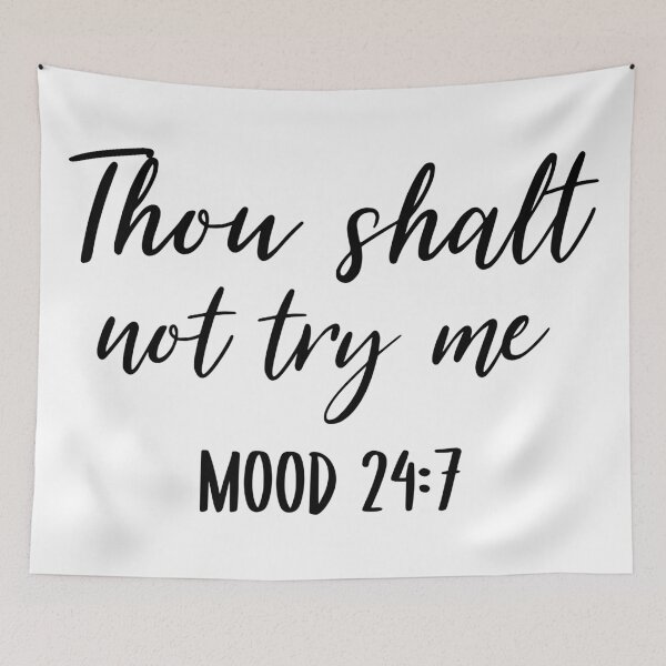 Item preview, Thou Shalt Not Try Me designed and sold by AshleysBazaar.