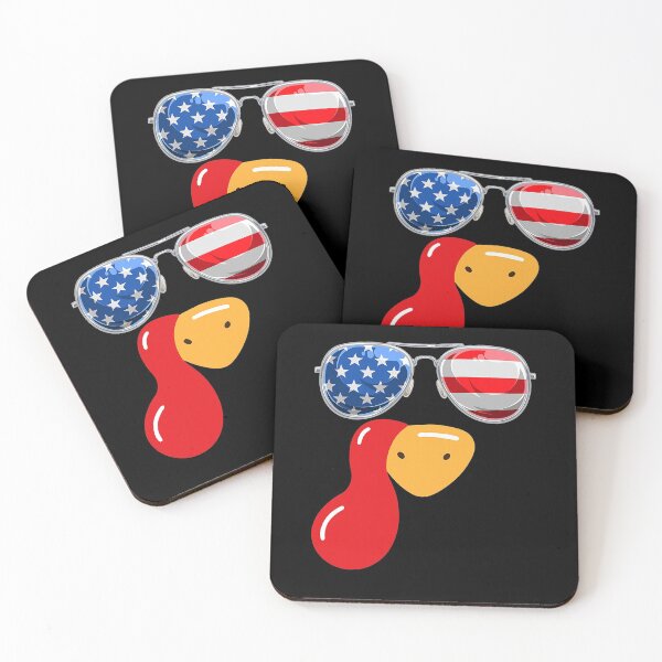 Item preview,  Turkey Face Thanksgiving American Flag Sunglasses  designed and sold by WoolRudransh.